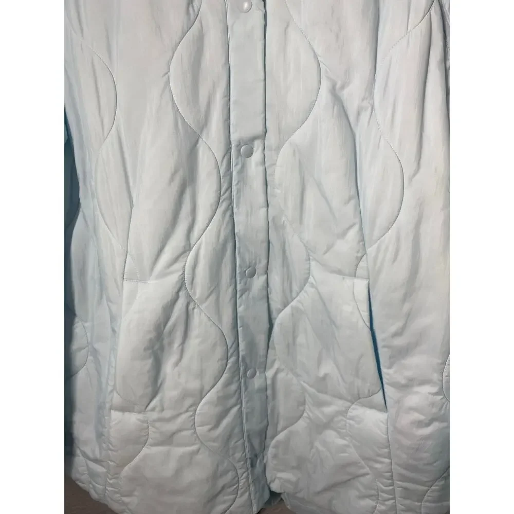 Lululemon Quilted Light insulation Jacket Powder Blue Sz 4
